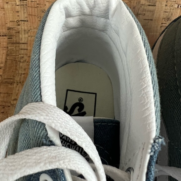 NWT Vans SK8 Mid Denim 2 Tone Sneaker - Picture 14 of 15